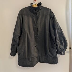 Vintage Herman Kay Dark Gray Button-Up Jacket